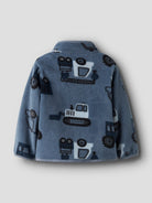 NAME IT Meeko Fleece Jacket-Flint Stone Flint Stone model front view