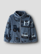NAME IT Meeko Fleece Jacket-Flint Stone Flint Stone front view