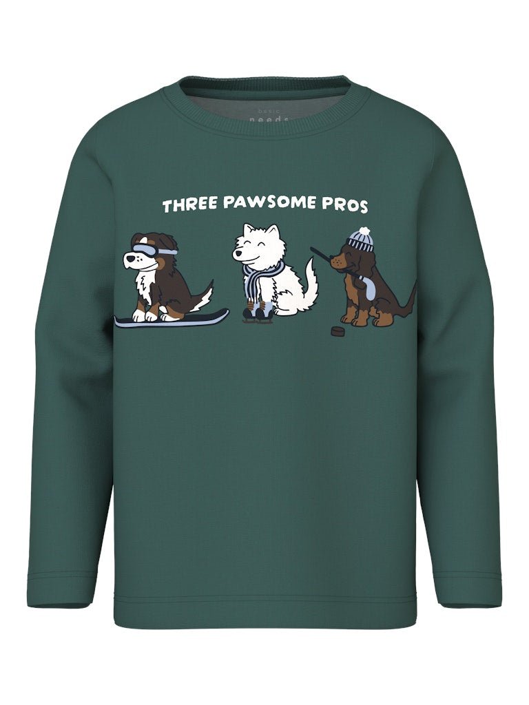 Vux Long Sleeve Top-Bistro Green-Front View