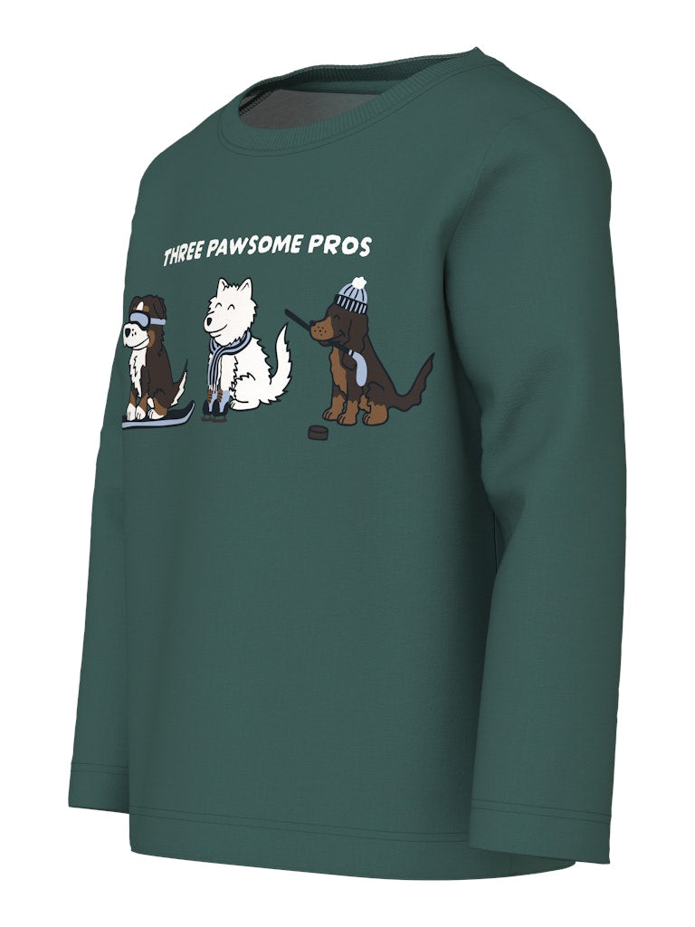 Vux Long Sleeve Top-Bistro Green-Side View