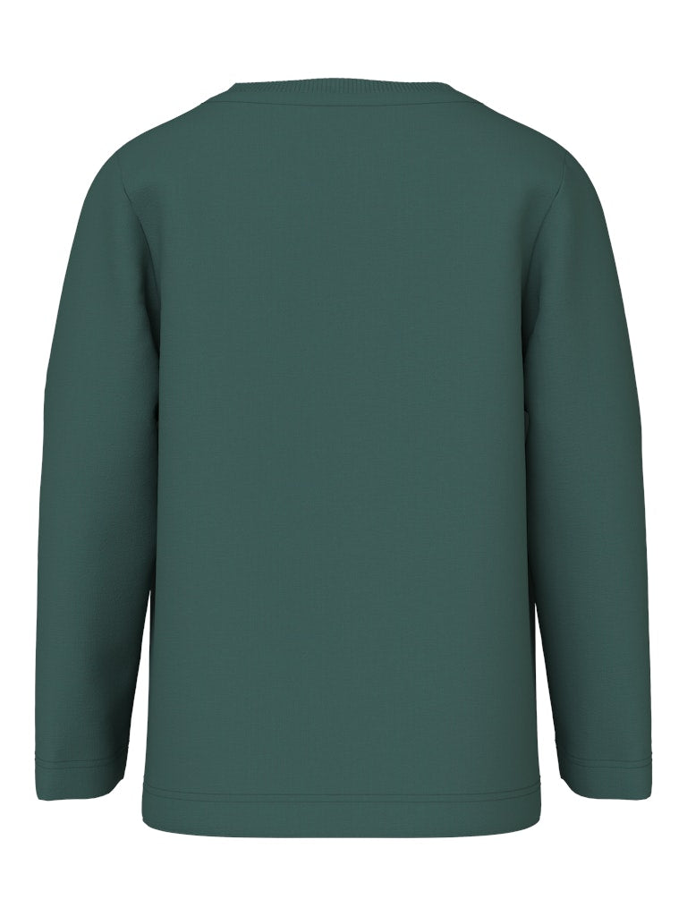 Vux Long Sleeve Top-Bistro Green-Back View