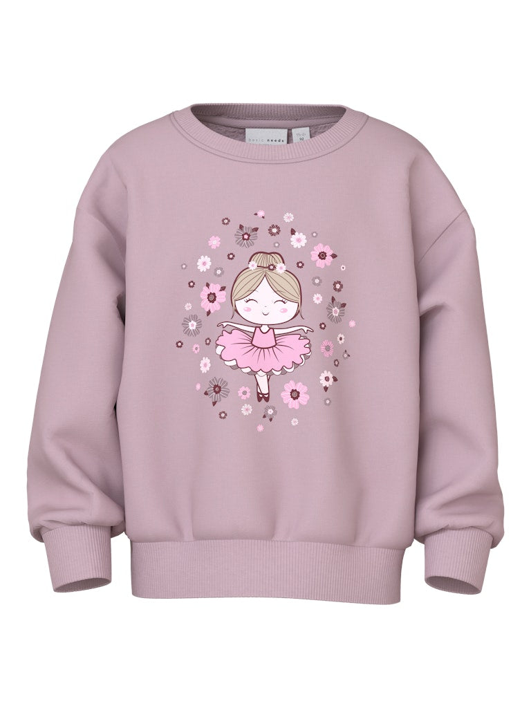 Viloui Long Sleeve Sweatshirt-Keepsake Lilac-Front View