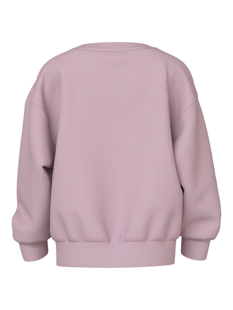 Viloui Long Sleeve Sweatshirt-Keepsake Lilac-Back View