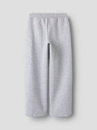 NAME IT Karlie Wide Jogger Pant Grey model front view