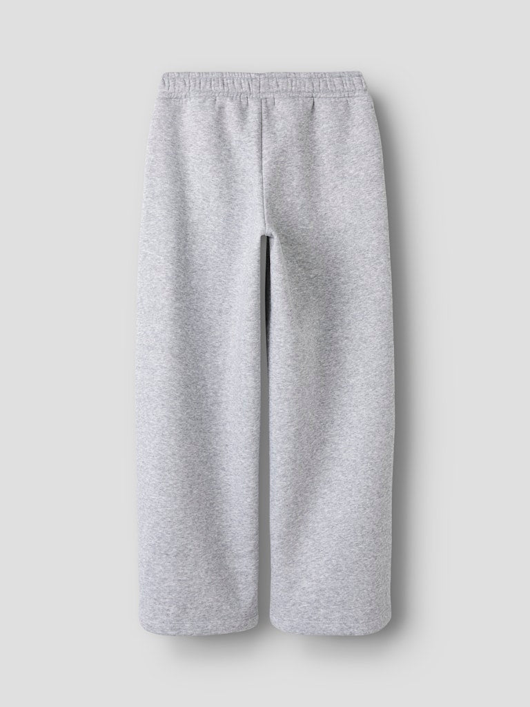 NAME IT Karlie Wide Jogger Pant Grey model front view