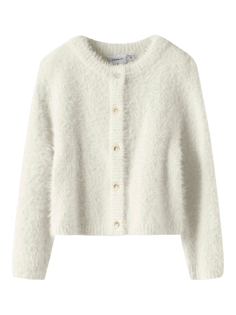 Revera Long Sleeve Knit Cardigan-Cloud Dancer