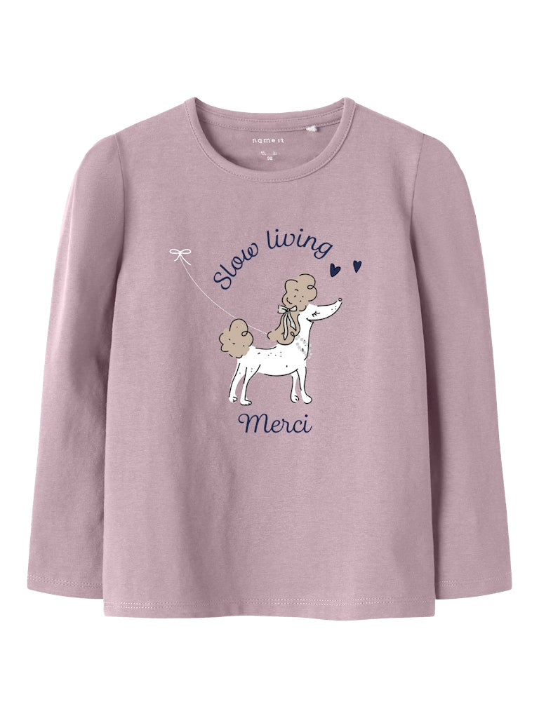 Roginaja Long Sleeve Top-Keepsake Lilac