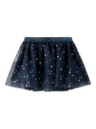 NAME IT Vabos Skirt Navy Blazer model front view