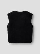 NAME IT Ruth Teddy Vest Black detail view
