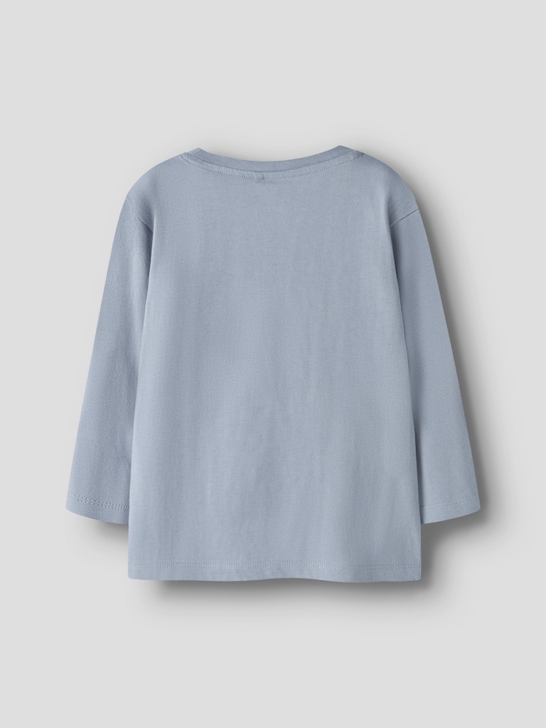 NAME IT Lauge kids long-sleeve top in Ashley Blue back view