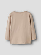 NAME IT Karke Long Sleeve Top Sesame side view