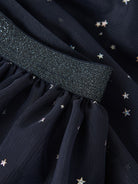 NAME IT Vabos Skirt in Full Navy Blazer Stars - waist band view