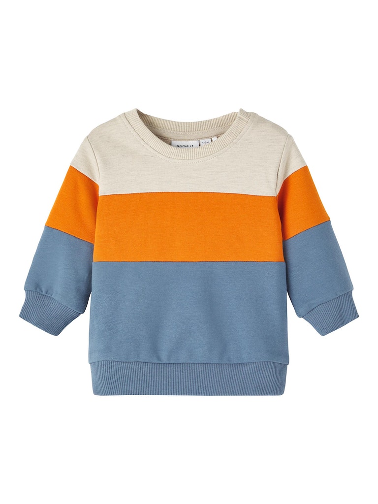 Boy's Law Long Sleeve Sweat-Bluefin-Front View