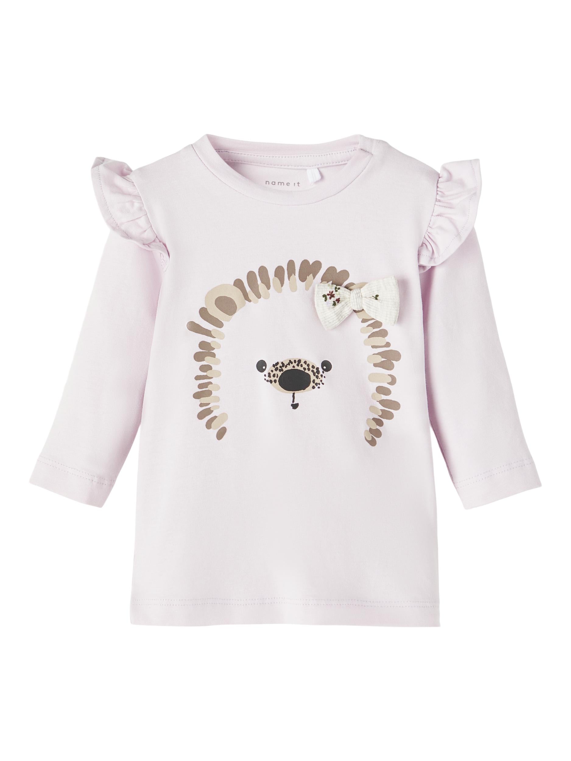 NAME IT Kubia Long Sleeve Top - Orchid Hush Orchid Hush front view