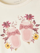 NAME IT Lindy Long Sleeve Top-Buttercream Buttercream detail view