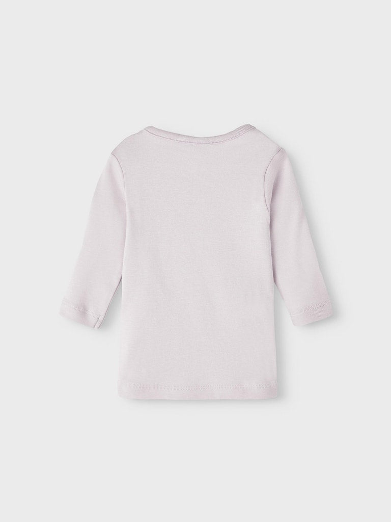 Girl's Lindy Long Sleeve Top-Orchid Hush-Back View