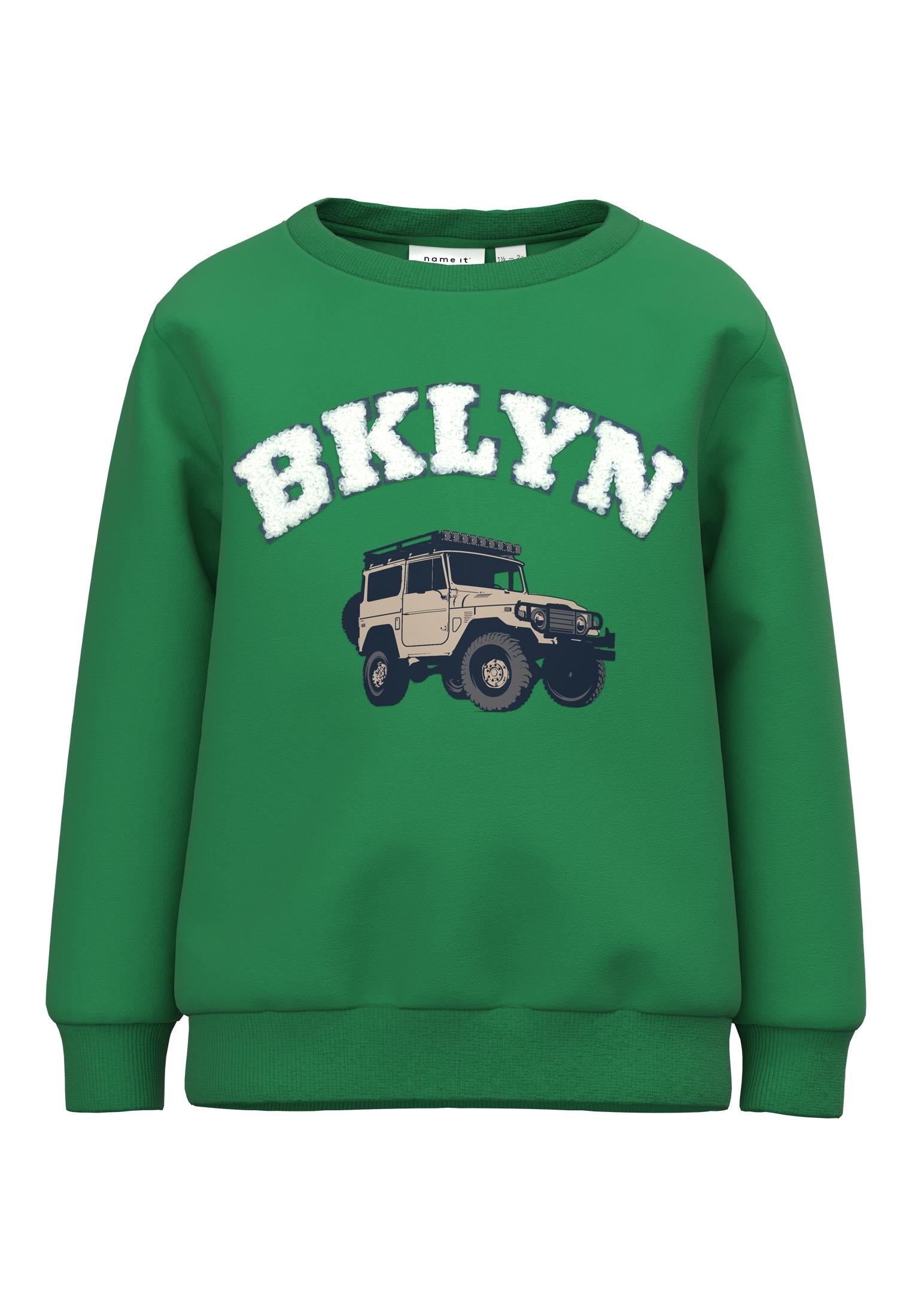 Boy's Konrad Sweat - Rolling Hills-Ghost Front View