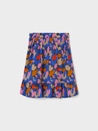 NAME IT Omillia Skirt-Dazzling Blue Dazzling Blue model front view