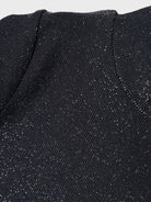 NAME IT Ragne Long Sleeve India Ink Top India Ink detail view