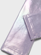NAME IT Rebekka Silver Leggings Silver detail view