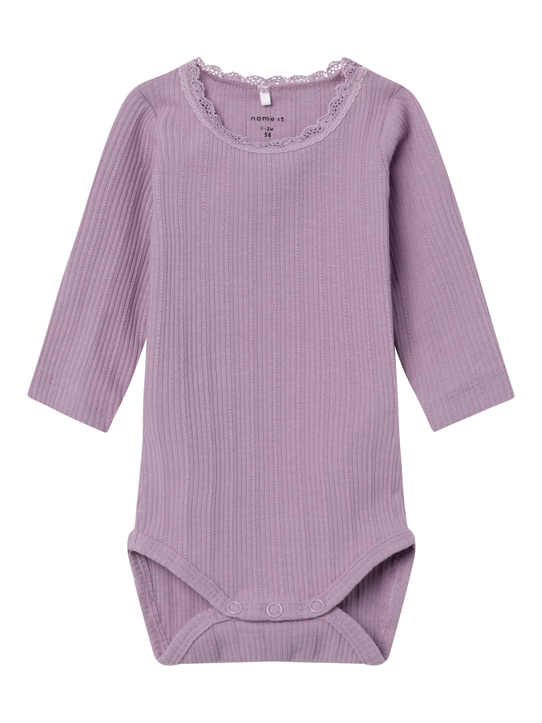 Girl's Ranie Long Sleeve Body-Lavender Mist-Front View