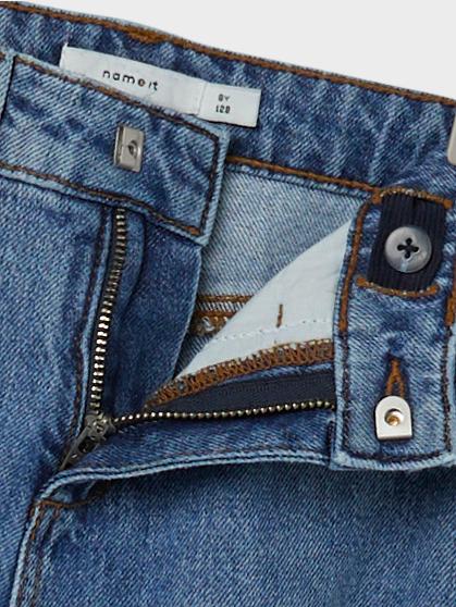 Girl's Rose Straight Jeans 2395 - Medium Blue Denim-Waist View