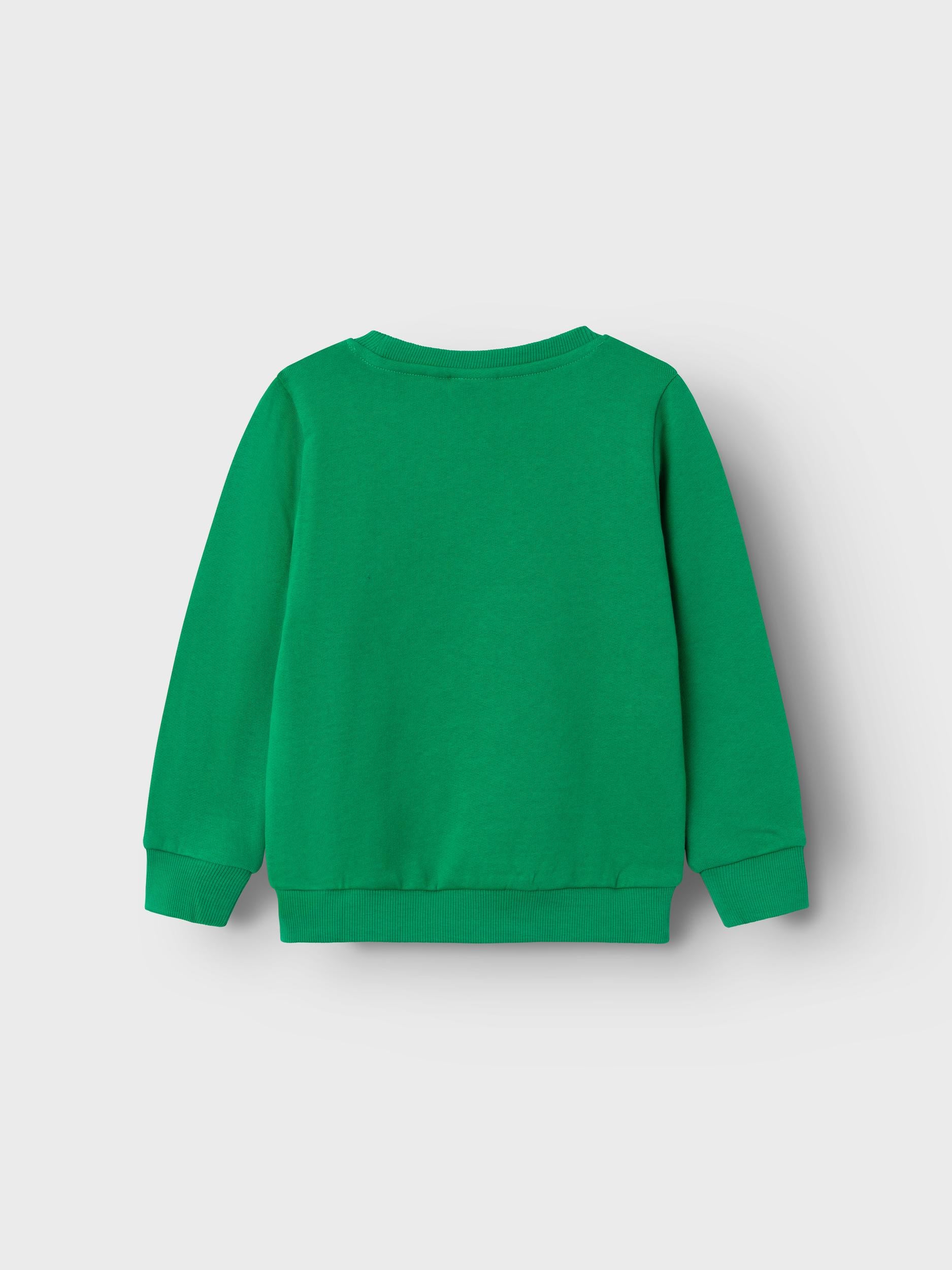 NAME IT Vismas Jolly Green Boys Sweat Jolly Green model front view