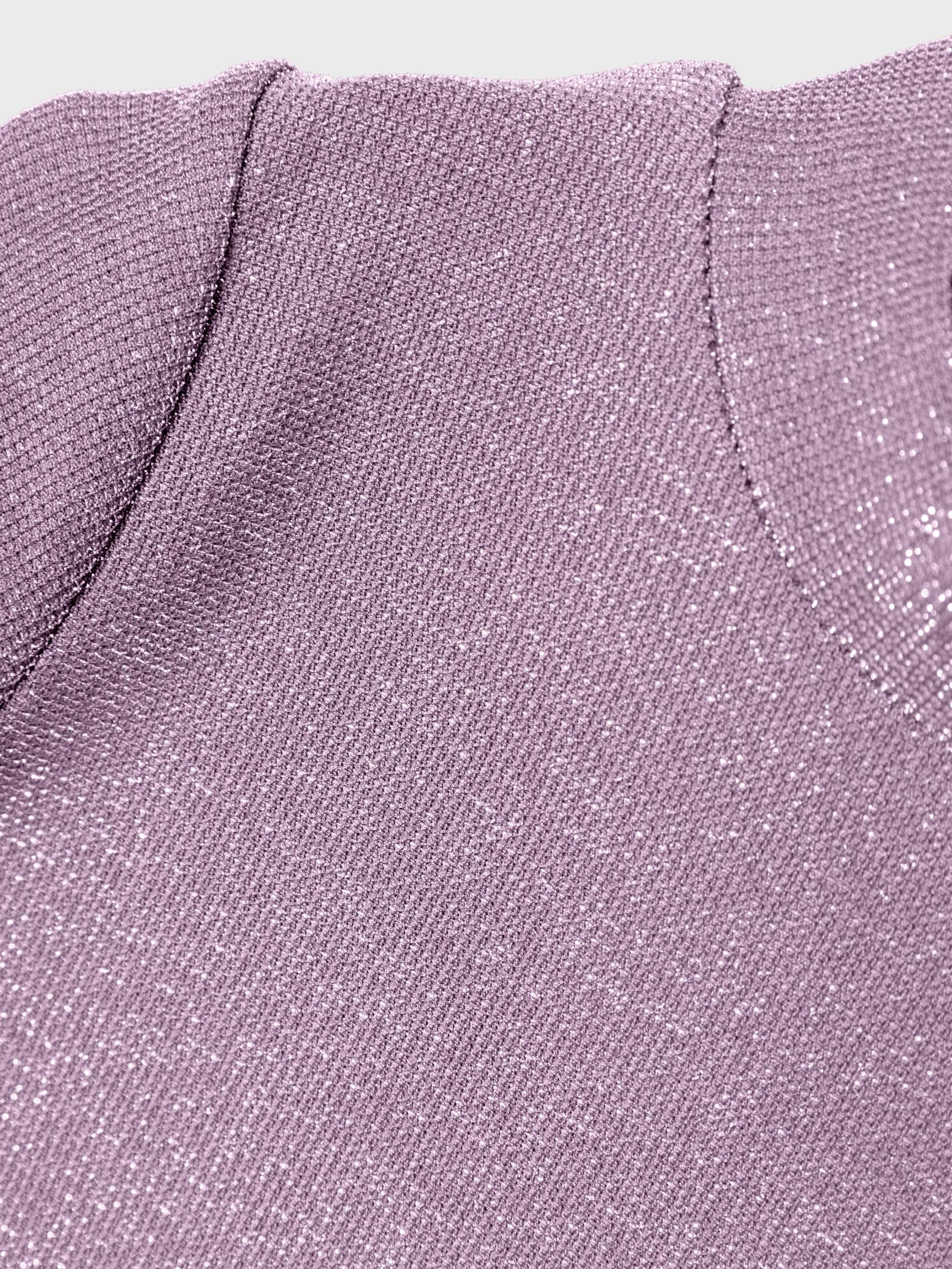 Ragne Long Sleeve Lavender Mist Top-Close up view