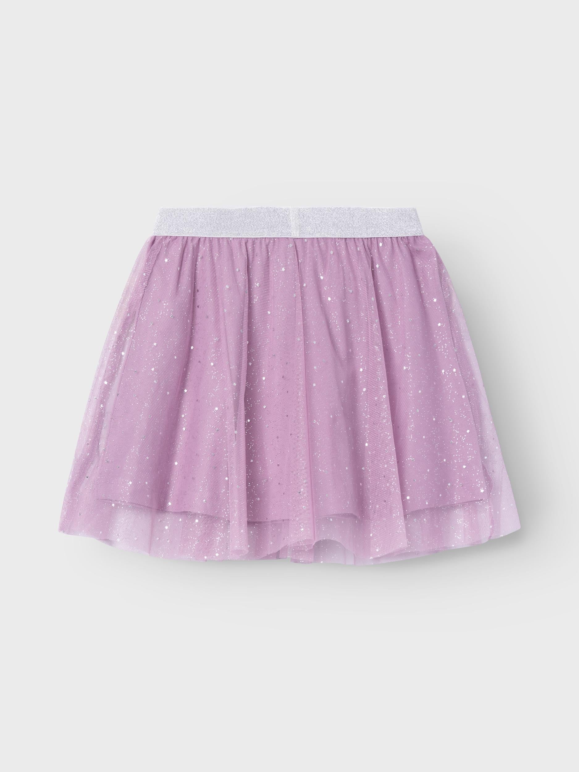 Randie Tulle Lavender Mist Girls Skirt-Back view