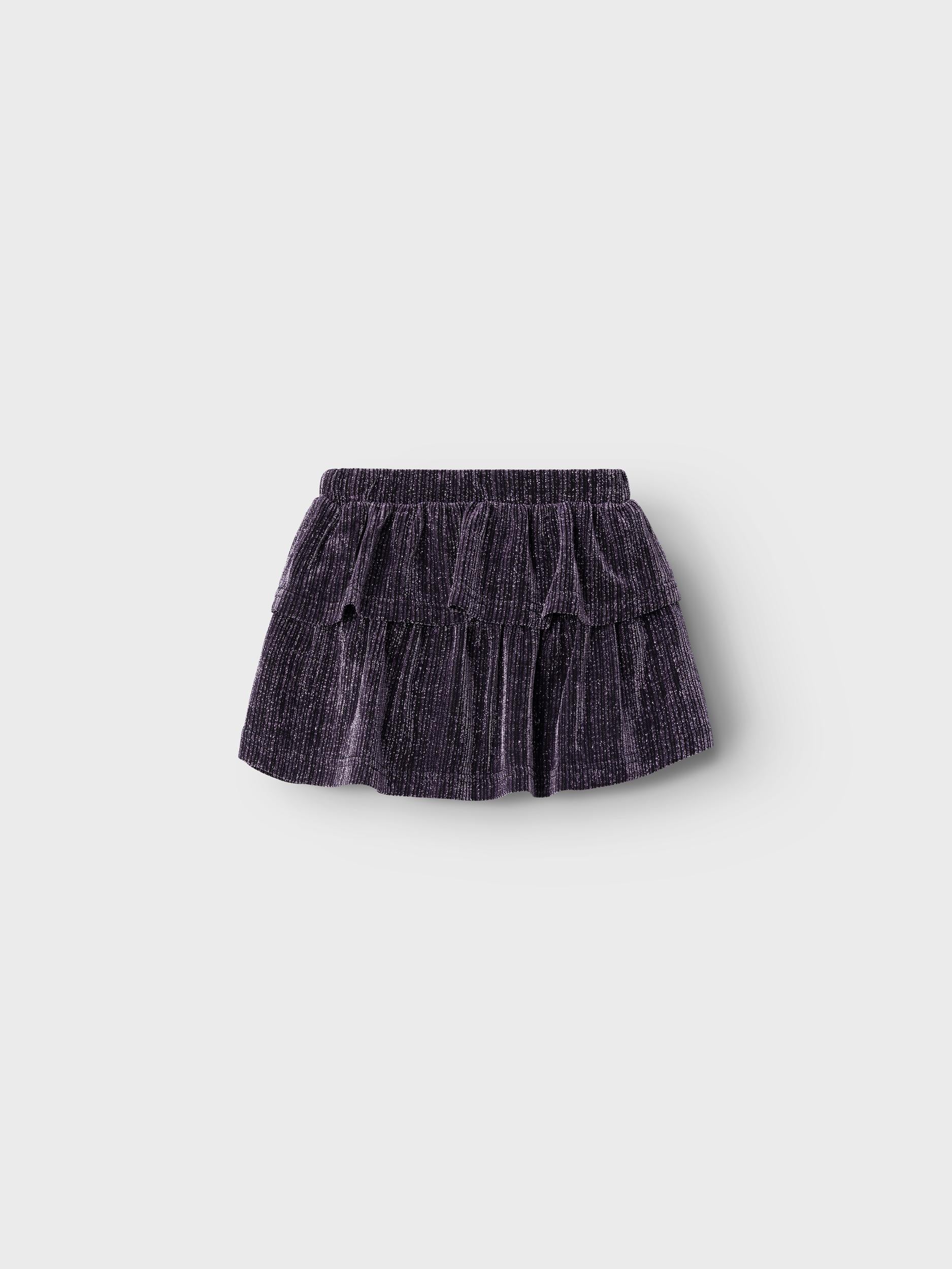 Girl's Risilk Skirt-Lavender Mist-Back View