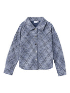 NAME IT Siyar Long Sleeve Overshirt-Velvet Morning Velvet Morning front view
