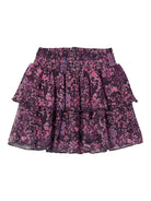 NAME IT Selina Skirt-India Ink India Ink front view