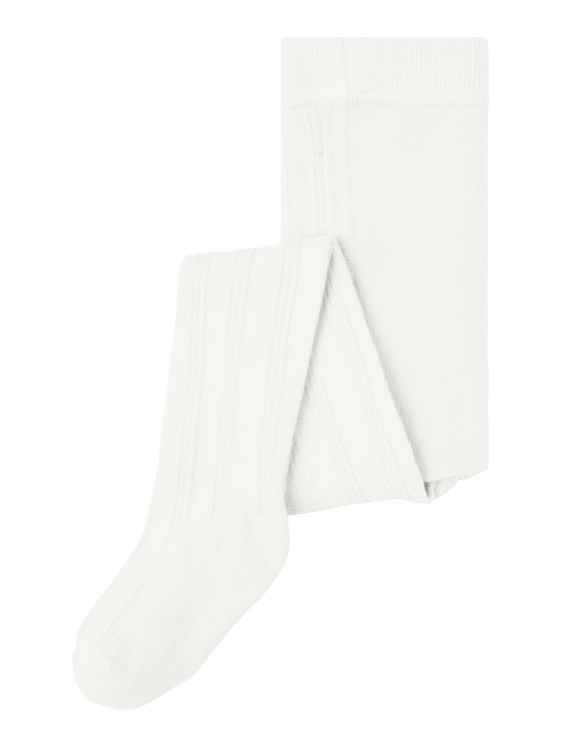NAME IT Rose Pantyhose - White Bright White front view