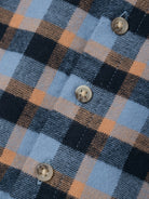 NAME IT Newborn Kesimon Long Sleeve Shirt-Coronet Blue Coronet Blue detail view