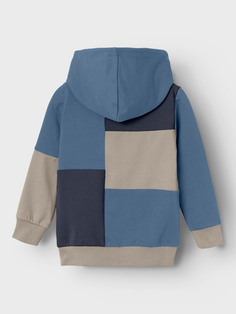 Boy's Lyne Sweat Hoodie-Coronet Blue-Back View