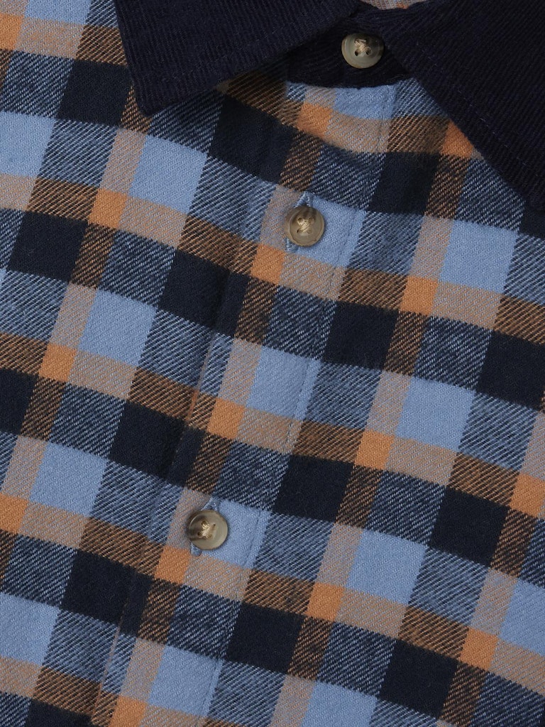 Kesimon Long Sleeve Shirt-Coronet Blue-Close up view