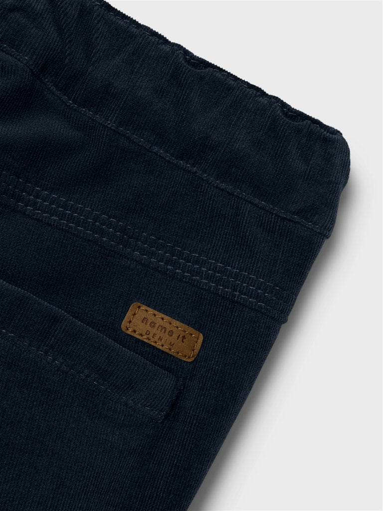 Ben Regular Cord Dark Sapphire Pant-Back pocket view