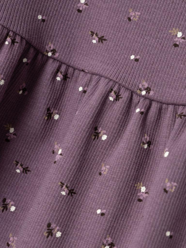 Newborn Olinne Long Sleeve Dress-Arctic Dusk-Close Up View