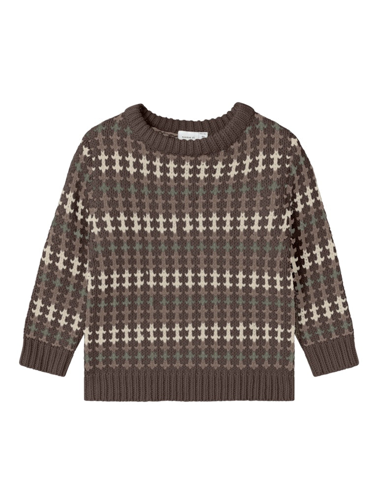 Boy's Opalse Long Sleeve Knit-Bracken-Front View