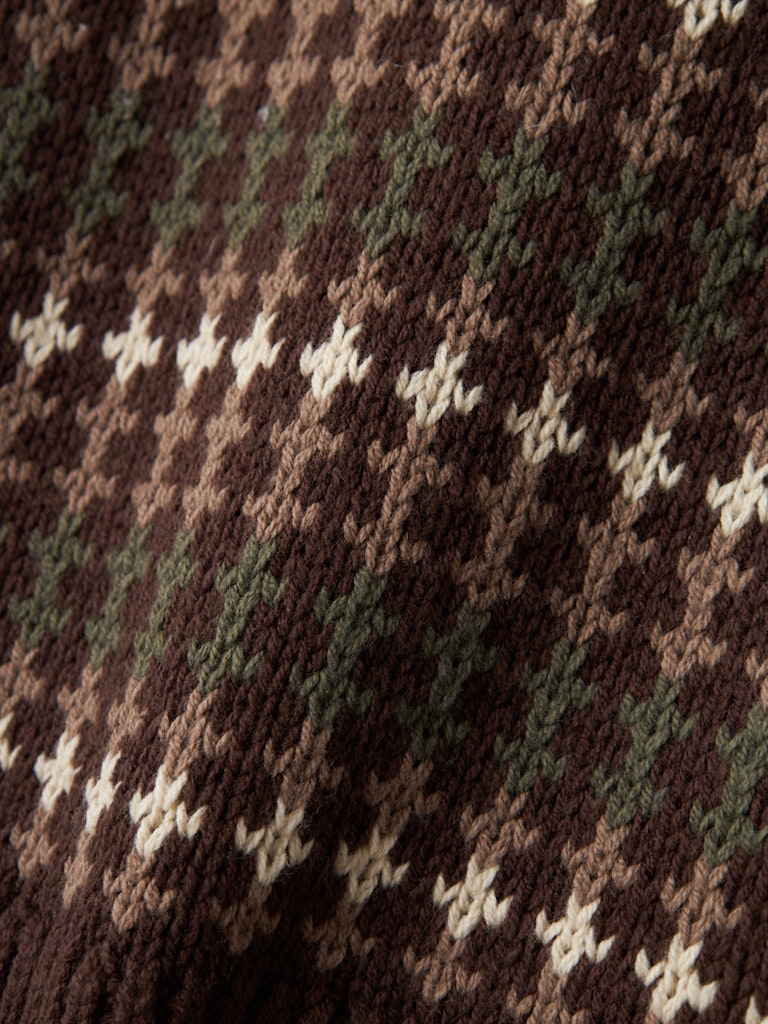 Boy's Opalse Long Sleeve Knit-Bracken-Close Up View