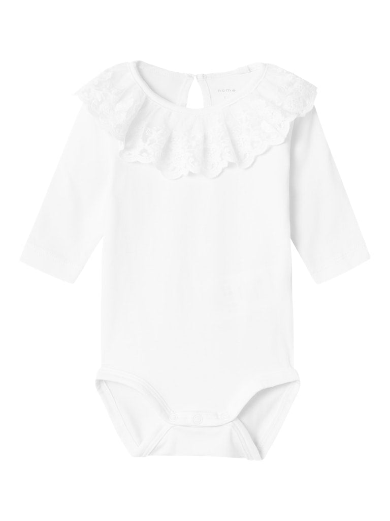 Rilda Long Sleeve Body-Bright White-Front View