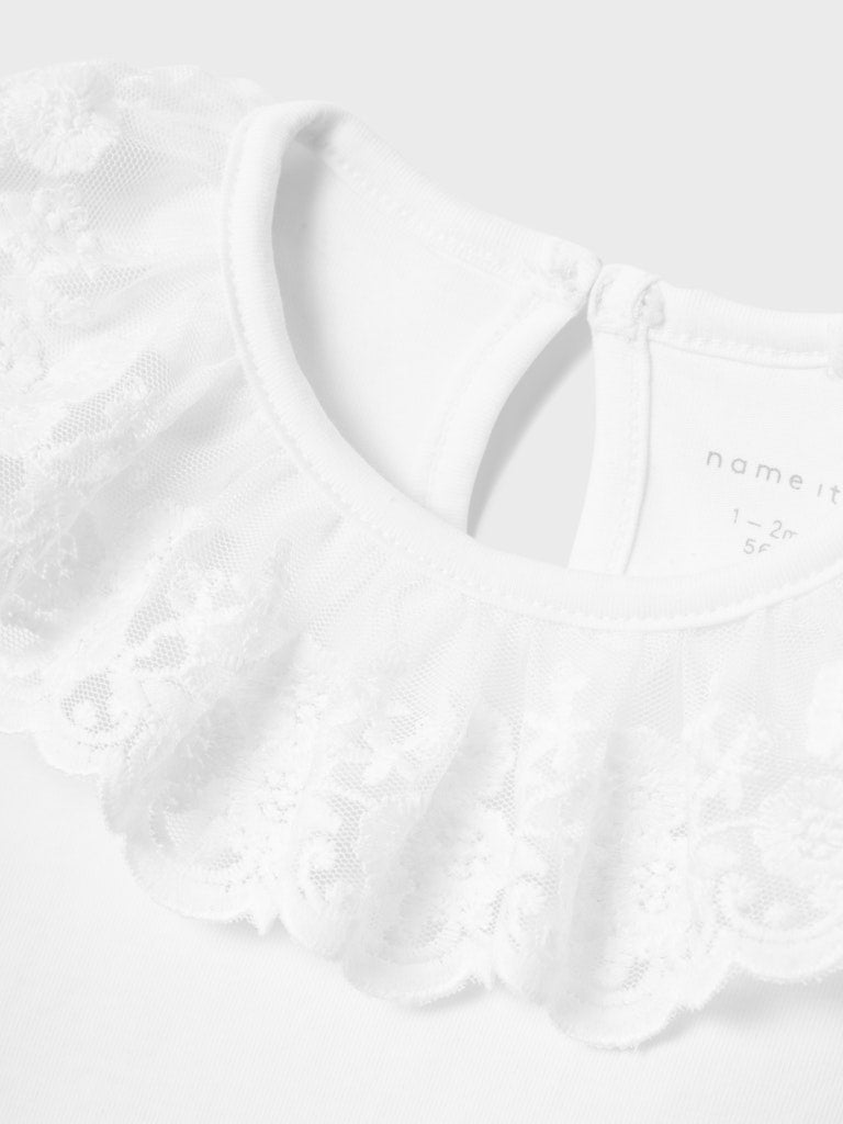 Rilda Long Sleeve Body-Bright White-Close Up View