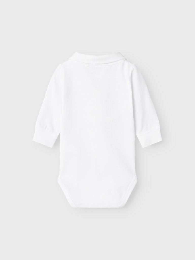 Boy's Ramus Long Sleeve Body-Bright White-Back View