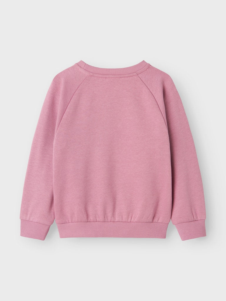 Girl's Venus Long Sleeve Sweat-Mauve Orchid-Back View