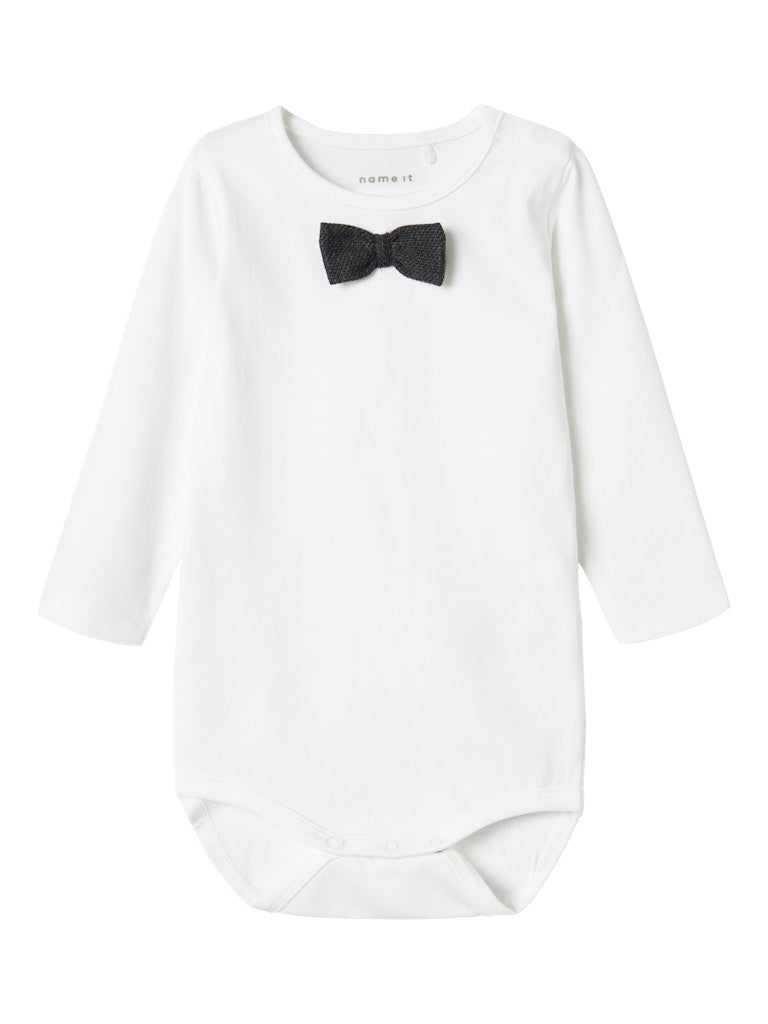 Roxo Body Suit-Bright White/Grey