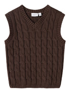NAME IT Remon Knit Slipover-Bracken Bracken front view