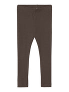 Girl's Reese Legging-Chocolate Brown-Front View