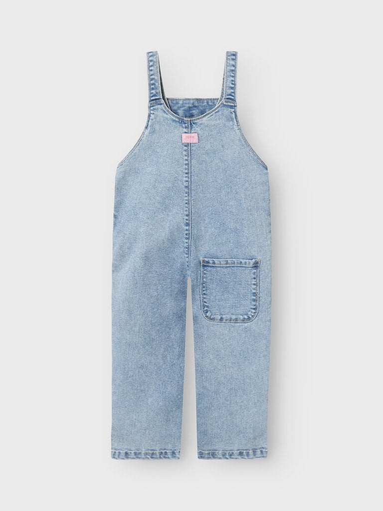 Ladies Maja Denim Overall 9308-Medium Blue Denim-Back View