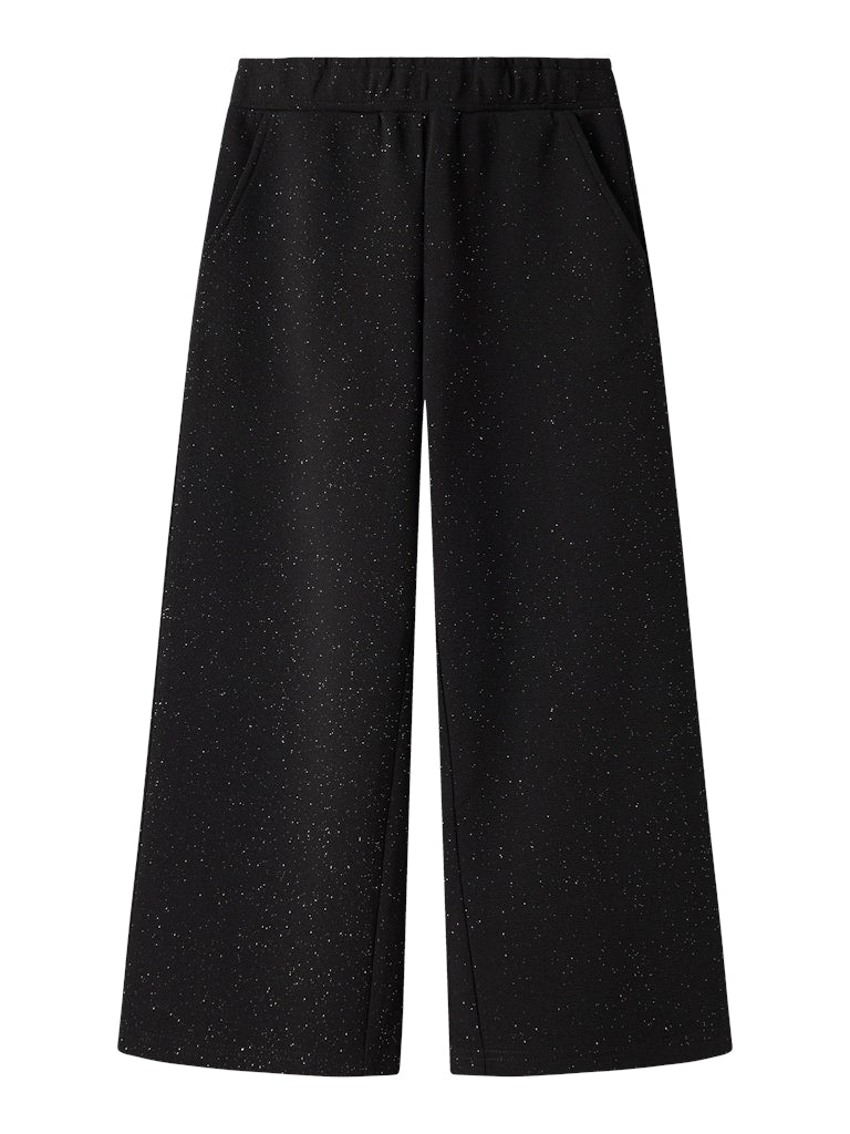NAME IT Roka Wide Pant-Black Black front view