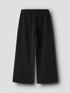 NAME IT Roka Wide Pant-Black Black model front view